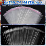 Penahan Batang Pretzel dan 200 Batang Transparan dalam Tas dengan 40 Lubang Plastik untuk Ulang Tahun